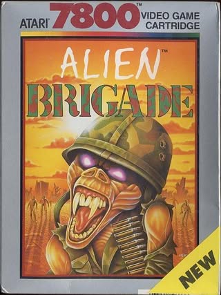 Arte da capa de Alien Brigade