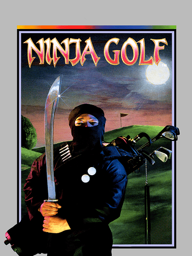 Arte da capa de Ninja Golf