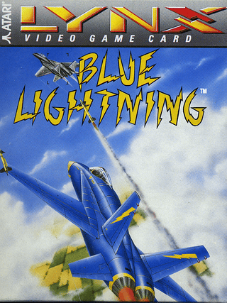 Arte da capa de Blue Lightning