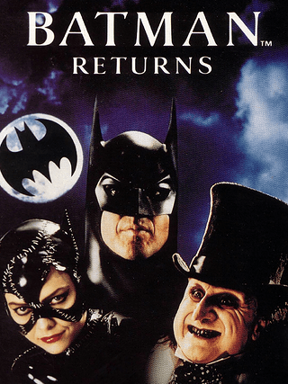 Arte da capa de Batman Returns