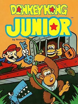 Arte da capa de Donkey Kong Junior