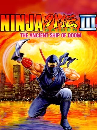 Arte da capa de Ninja Gaiden III: The Ancient Ship of Doom