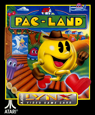 Arte da capa de Pac-Land