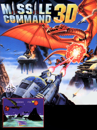 Arte da capa de Missile Command 3D