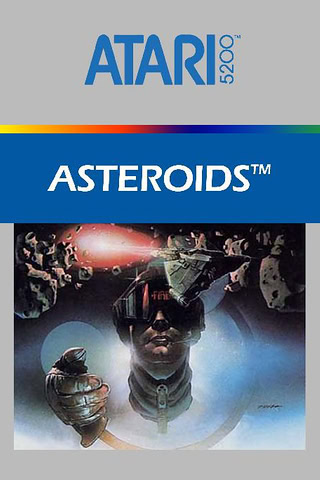 Arte da capa de Asteroids