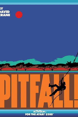 Arte da capa de Pitfall!