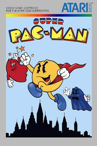 Arte da capa de Super Pac-Man